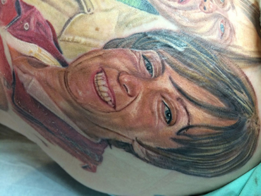superfan tatto...